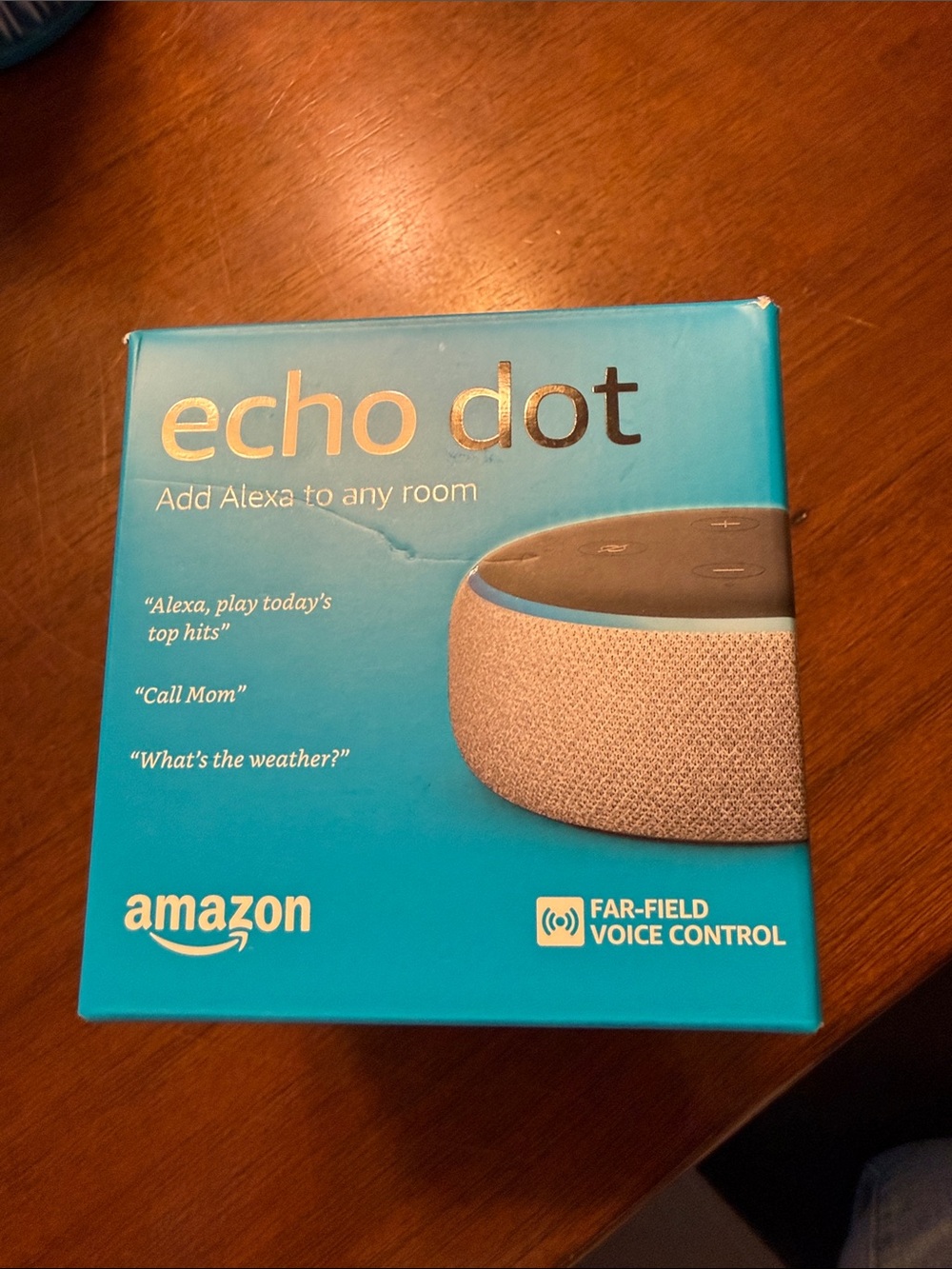 Amazon Echo Dot Smart Speaker - Light Gray Fabric